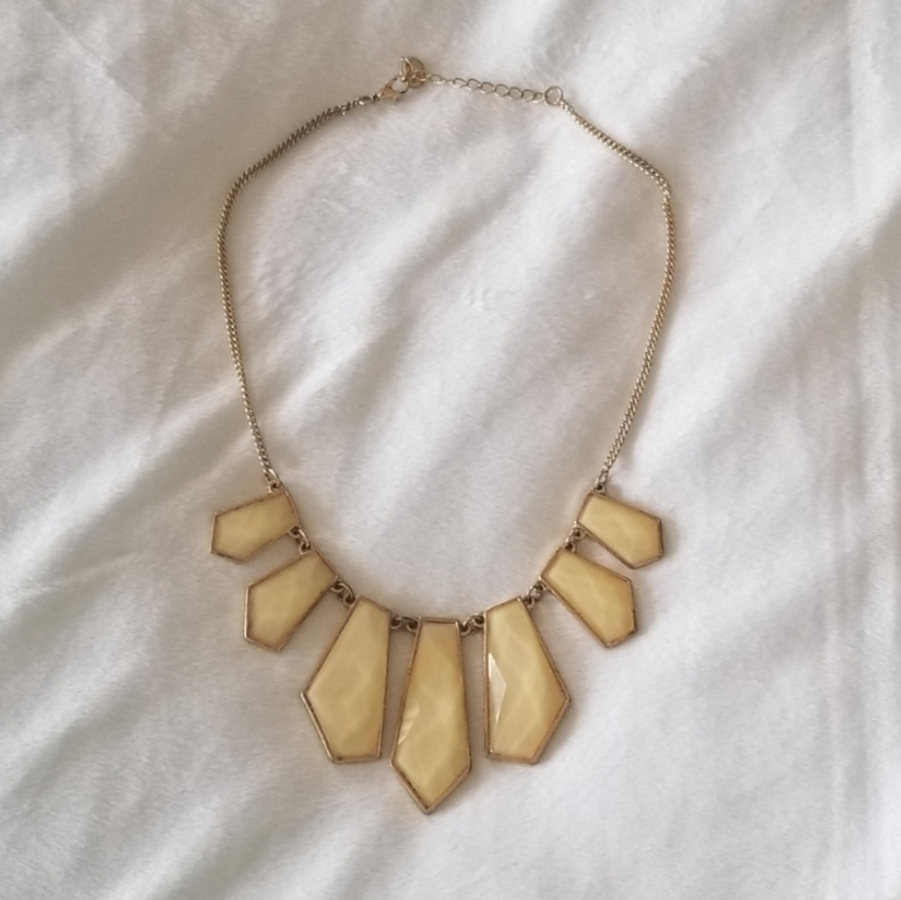 💙 Champagne choker necklace